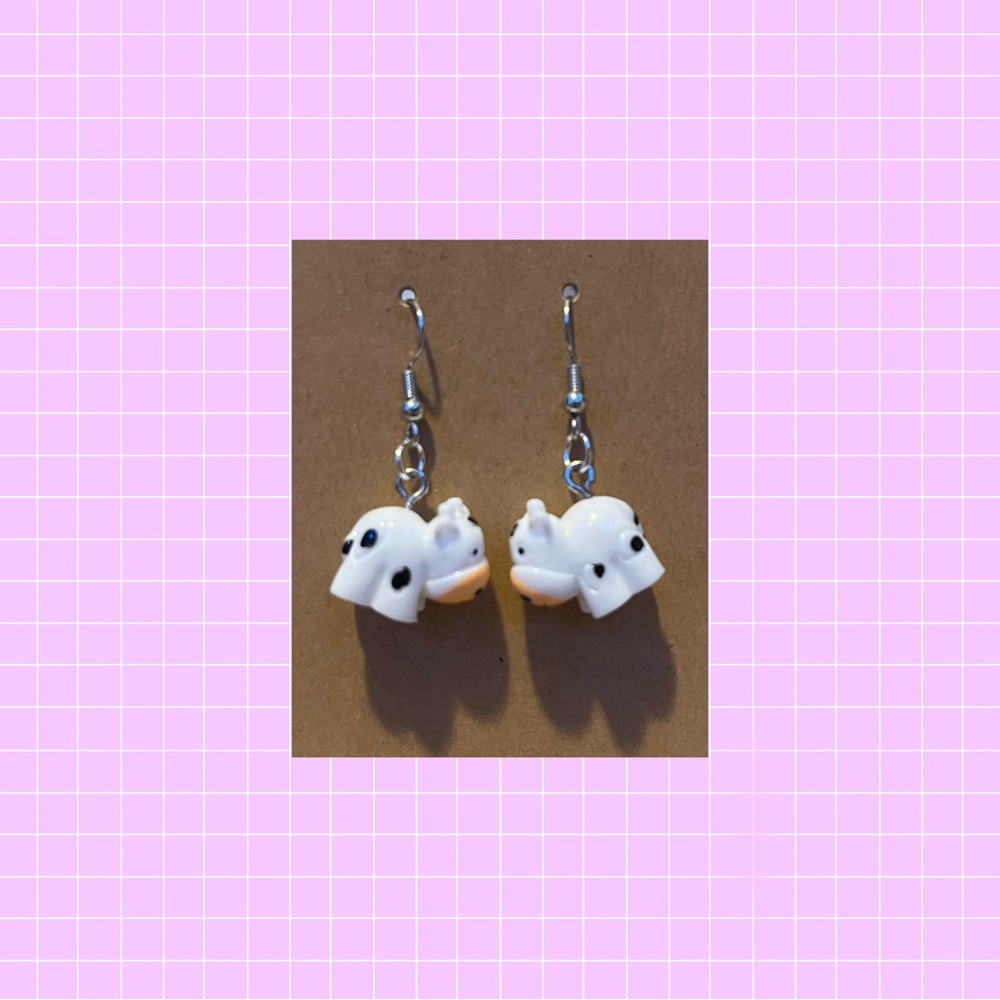 Cow earrings